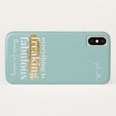 Funny Alles is een verbluffend Gezegde Sarcastic F Case-Mate iPhone Case (Achterkant (horizontaal))