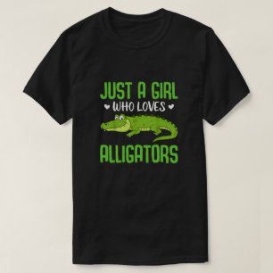 Funny Alligator Design Girls Kinder vrouwen Reptie T-shirt