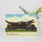 Funny Alligator Move - Nieuwe Home Kaart (Staand voorkant)