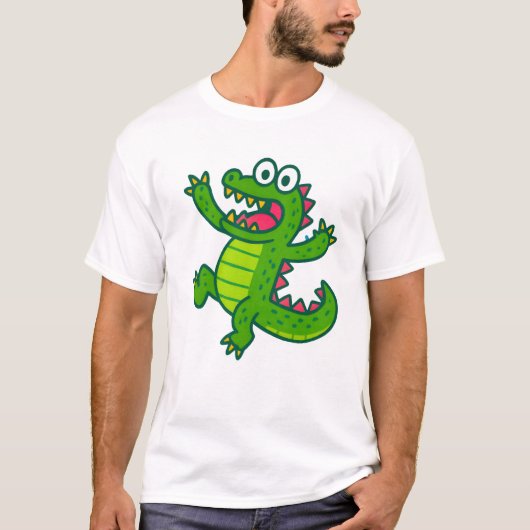 Funny Alligator T-Shirt (Devant)
