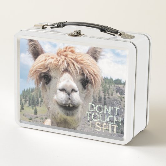 Funny Alpaca Llama raak me niet aan (Voorkant)