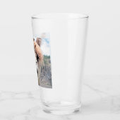 Funny Alpaca Llama raak me niet aan Glas (Links)