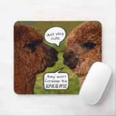 Funny Alpacalypse Scheming Muismat (Met muis)