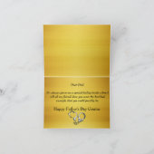 Funny Alternative Bad Dad Kaart (Binnen)