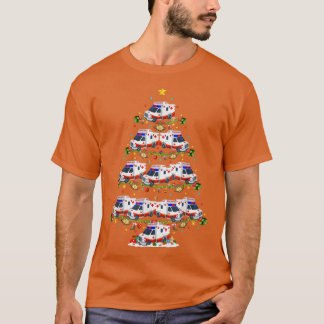 Funny Ambulance Xmas overeenkomend met Santa Ambul T-shirt