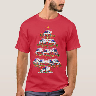 Funny Ambulance Xmas overeenkomend met Santa Ambul T-shirt