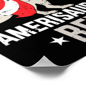 Funny Amerisaurus Rex Dinosaur Independence Day 4t Poster (Hoek)