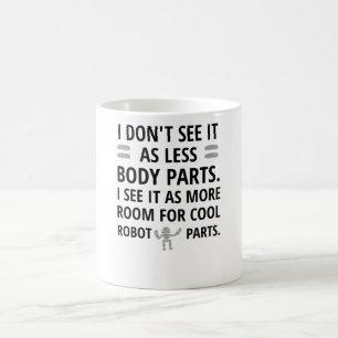 Funny Amputee Recovery Gifts Ampututtaire poot Koffiemok