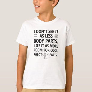 Funny Amputee Recovery Gifts   Ampututtaire poot T-shirt