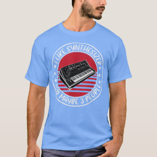 Funny Analog Synthesizer Gezegde Studio Music T-shirt