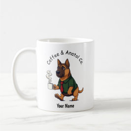 Funny Anatolian Shepherd Dog Business Suit Coffee Koffiemok
