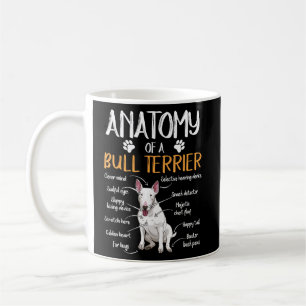 Funny Anatomy Bull Terrier Dog Koffiemok