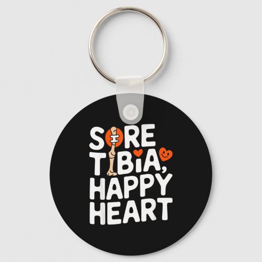 Funny Anatomy Going Tibia Okay Broken Leg Gift For Sleutelhanger (Voorkant)