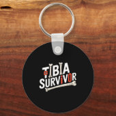 Funny Anatomy Going Tibia Okay Broken Leg Gift For Sleutelhanger (Voorkant)