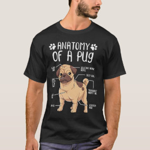 Funny Anatomy Pug Dog Lover Essential T-Shirt