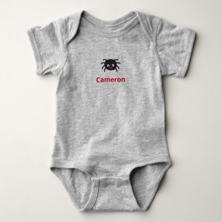 Funny and Cute Personalized Spider met naam Romper