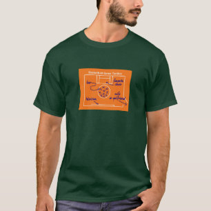 Funny and original basketball game tactiek, t-shirt