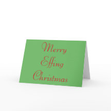 Funny and Rude Christmas Card