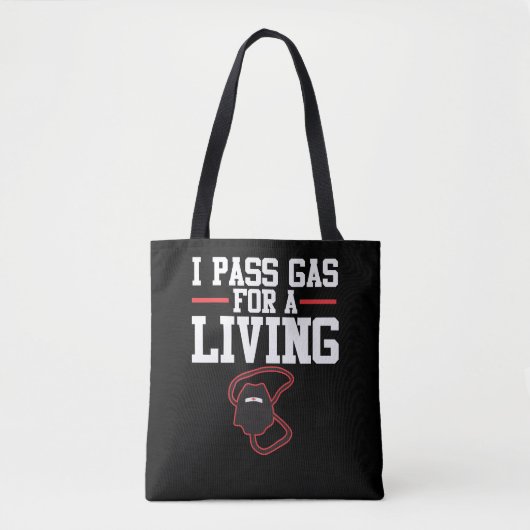 Funny Anesthesioloog Anesthesia Gift Pass Gas Draagtas (Voorkant)