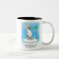 Funny Angel Golf Humor Mok!