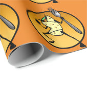 FUNNY ANGRY BURRITO MATTE WRAPPING PAPER CADEAUPAPIER (Rol Hoek)