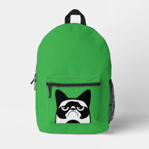 Funny Angry Cat Bedrukte Rugzak
