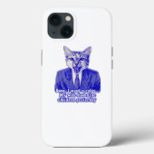 Funny angry cat meme for kitty lovers Case-Mate iPhone case (Achterkant)