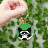 Funny Angry Cat Sleutelhanger (Hand)