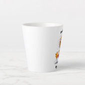 Funny Angry Duck Latte Mug - "Don't Duck With Me! (Devant)