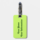 Funny Angry Lucky Irish Leprechaun Bagagelabel (Achterkant verticaal)