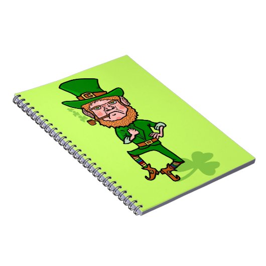 Funny Angry Lucky Irish Leprechaun Notitieboek (Rechterzijde)