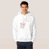Funny Angry Pig Now Whaat Pullover Hoodie (Voorkant volledig)