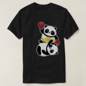 Funny Animal Boxing Panda Wrestling T-shirt (Design voorkant)