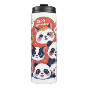Funny Animal Cartoon – Meme Inspired Humor Design Thermosbeker