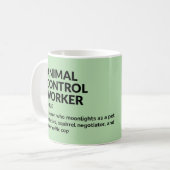 Funny Animal Control Worker Gift Mok (Voorkant links)