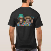 Funny Animal Friends T-Shirt | Cool Monkey Dog   (Dos)