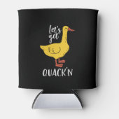 Funny Animal Pun en Humor Laten we de quacking pak Blikjeskoeler (Voorkant)