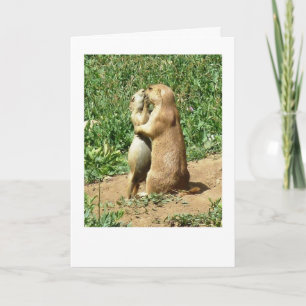 Funny Animal Valentine Feestdagen Kaart