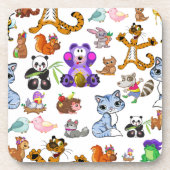 Funny Animals  Bier Onderzetter (Voorkant)