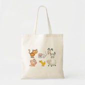 Funny Animals Canvas tas (Voorkant)