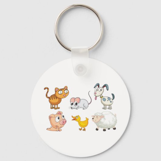 Funny Animals Sleutelhanger (Voorkant)