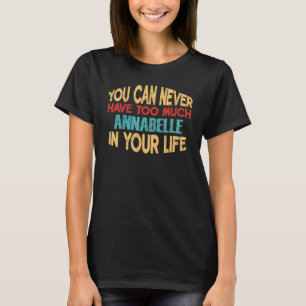 Funny Annabelle Tshirt personnalisé Prénom Jok