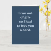 Funny anniversaire moderne bleu stupide carte sarc (Fleur jaune)