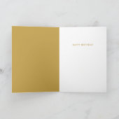 Funny anniversaire moderne jaune stupide carte sar (Intérieur)