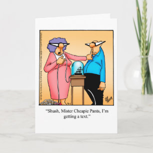 Funny Anniversary Humour carte de voeux
