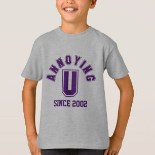 Funny Annoying You Boy T-shirt, Paars T-shirt