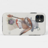 Funny  Anthropomorphic Rabbit Case-Mate iPhone Case (Achterkant (horizontaal))