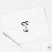 Funny Anti-Biden Bidenflatie Inflatie Ronde Sticker (Envelop)