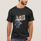 Funny Anti-Meeting Elixir | Retro Cartoon Office H T-shirt (Voorkant)