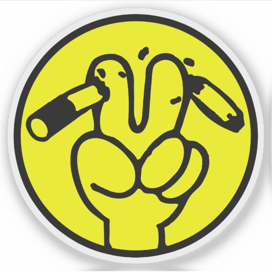 Funny Anti Roking ⚠ Thaise ⚠ Sticker (Voorkant)